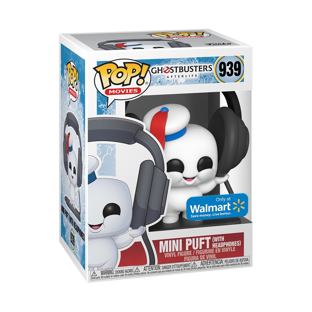 Funko Pop Ghostbusters Mini Puft With Headphones Walmart Exclusive 939 Vaulted